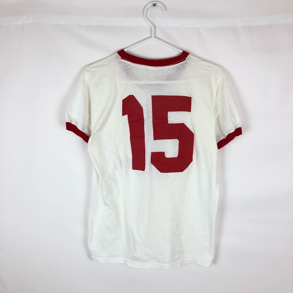 Vintage 70s Ringer t shirt - Picture 6 of 8